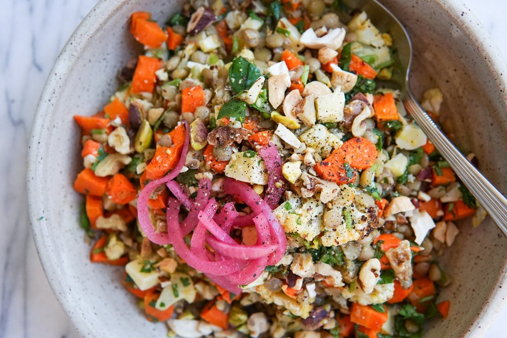 Best Ever Lentil Salad | Natalie Cooks