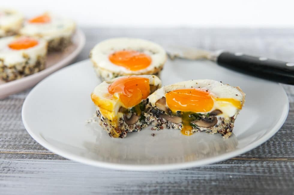 Quinoa Veggie Egg Cups | Natalie Cooks