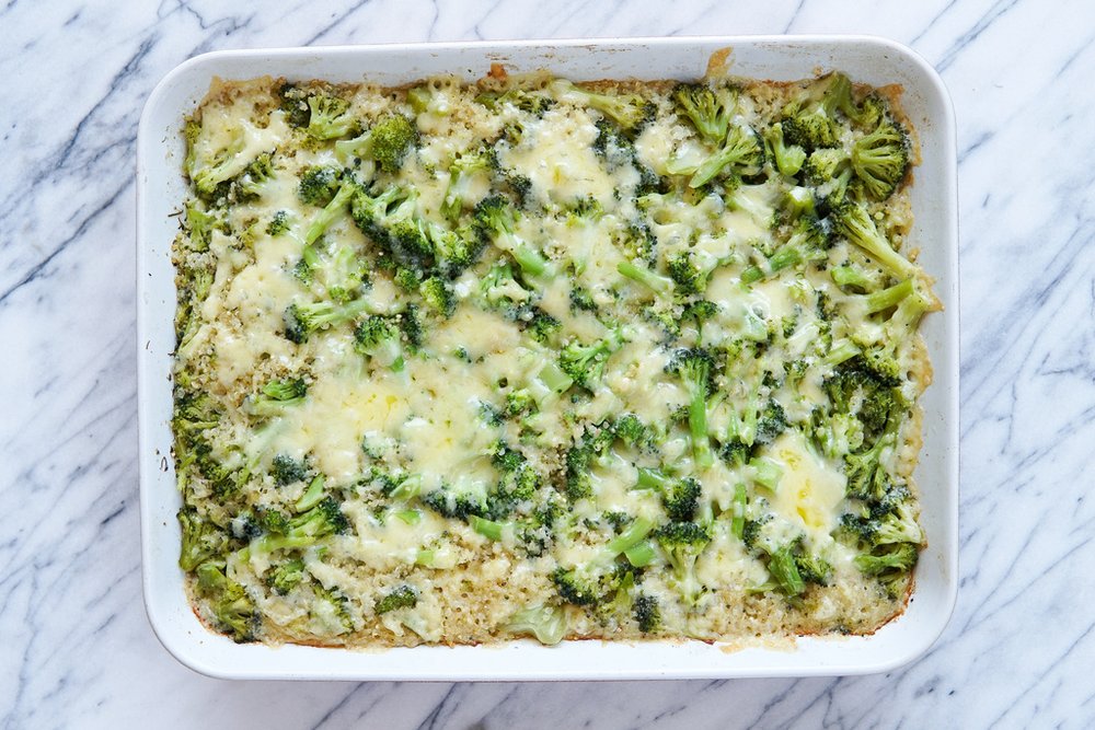 Cheesy Broccoli Quinoa Bake | Natalie Cooks