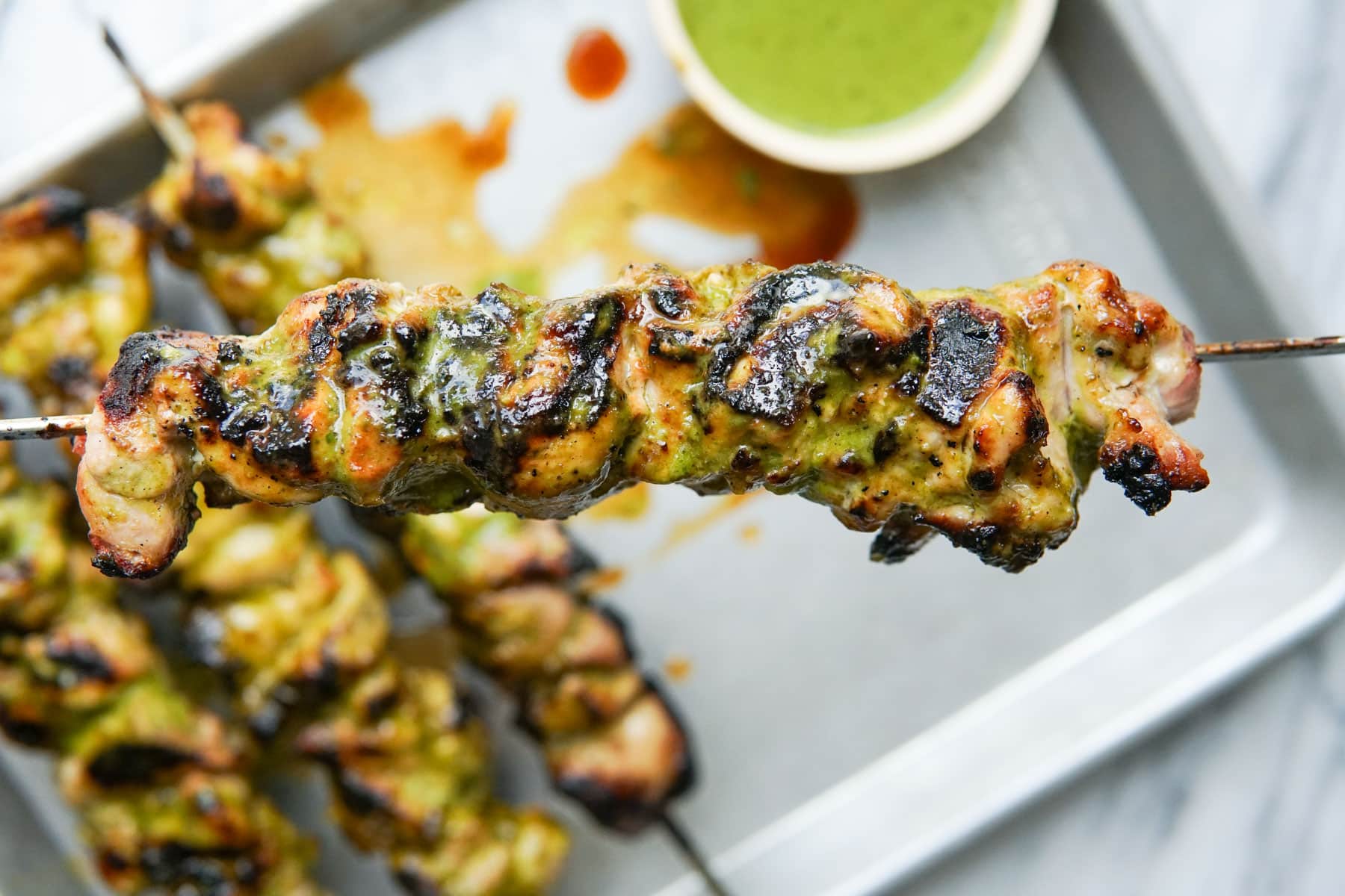 Tandoori Chicken Skewers - Ahead of Thyme