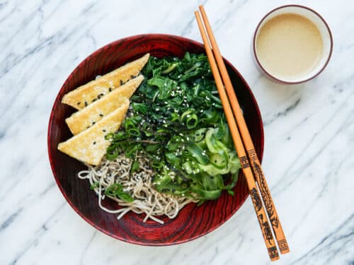 SOBA+☆ページです Cold Soba Noodles with Sesame Dipping Sauce | Natalie Cooks