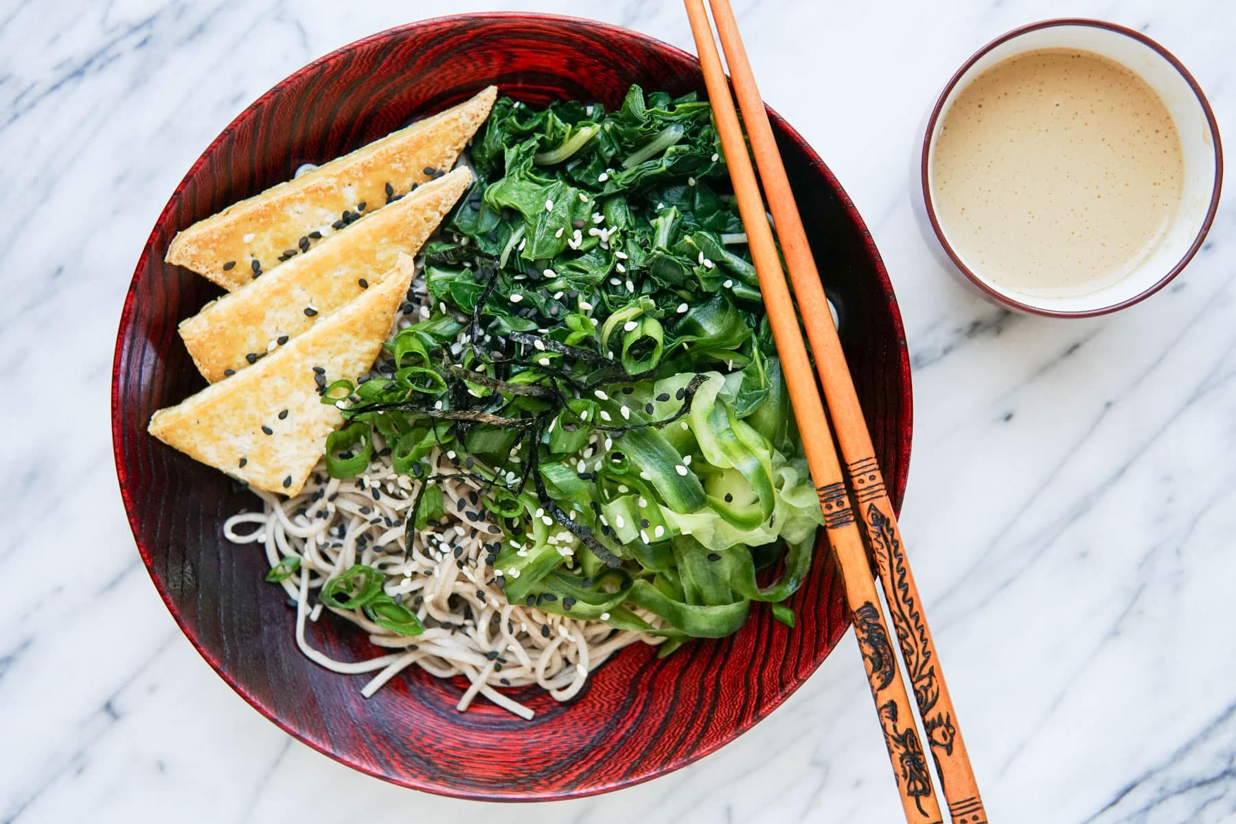 Soy & Sesame Soba Noodles Recipe