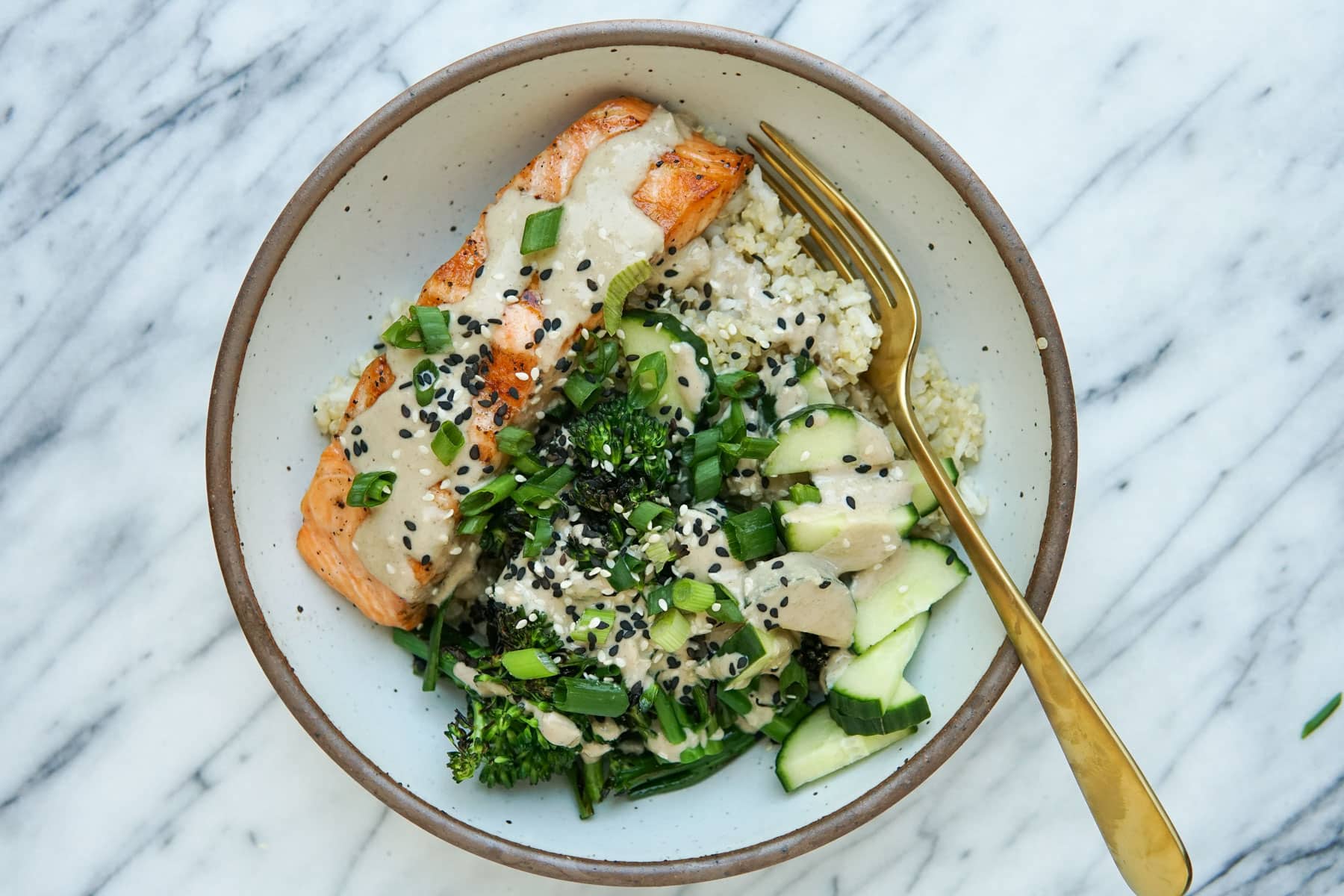 Easy One-Pan Miso Ginger Salmon Fried Rice - What To Cook Today