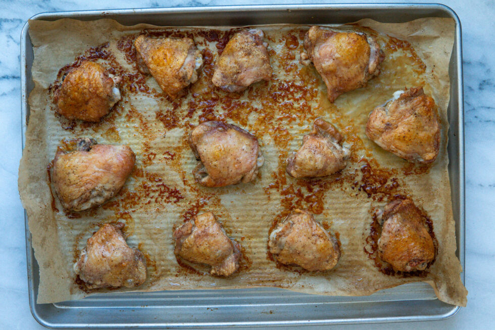Crispy Baked Chicken Pieces | Natalie Cooks